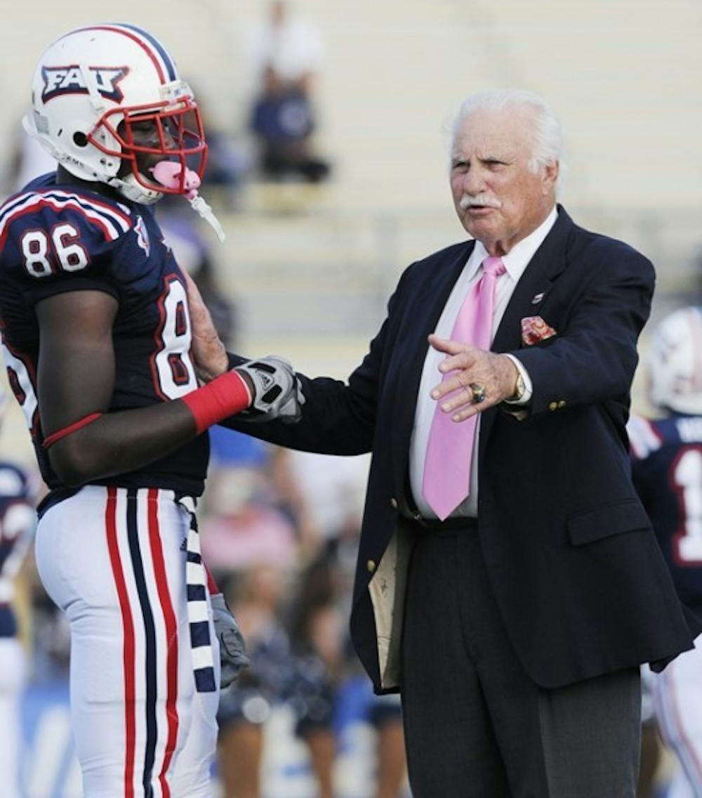<p>Florida Atlantic coach Howard Schnellenberger, who will retire at the end of the 2011 season, said Florida “certainly” should win Saturday’s game.</p>
