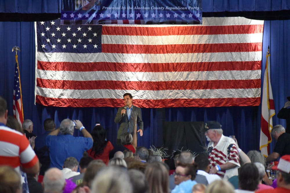 U.S. District 1 Congressman Matt Gaetz at the&nbsp;18th annual Ronald Reagan Black Tie and Blue Jeans BBQ Thursday evening.