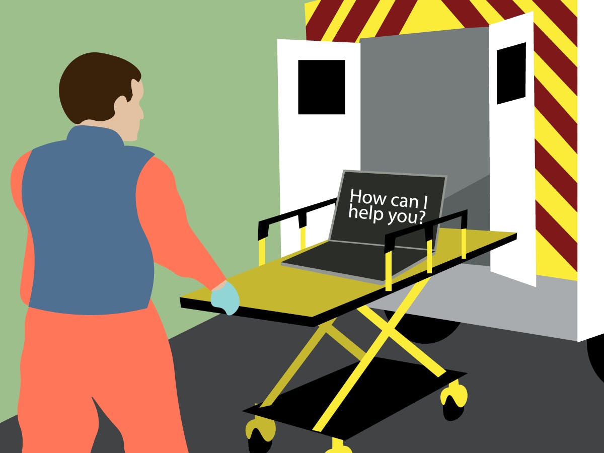 Research has begun on creating a mobile medical truck powered by AI which would assist paramedics and help them to reach rural areas.