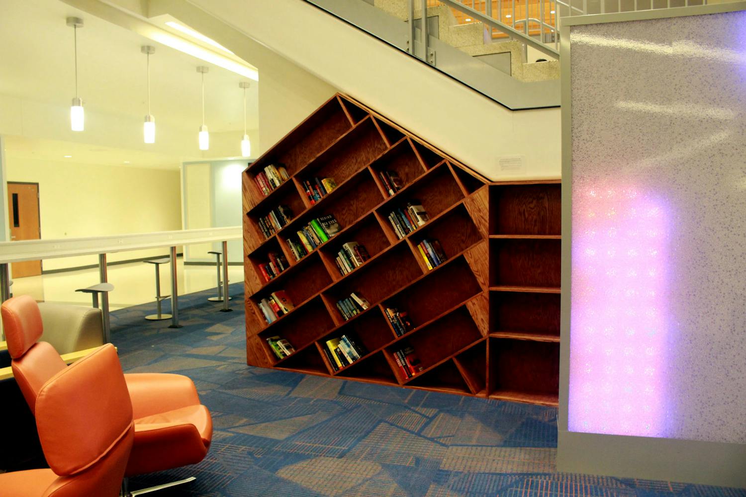 The Reitz Union’s free library opened Jan. 2 and can be used by anyone. It includes titles from authors such as Tom Clancy, Anthony Horowitz, Carl Hiaasen and James Patterson.&nbsp;