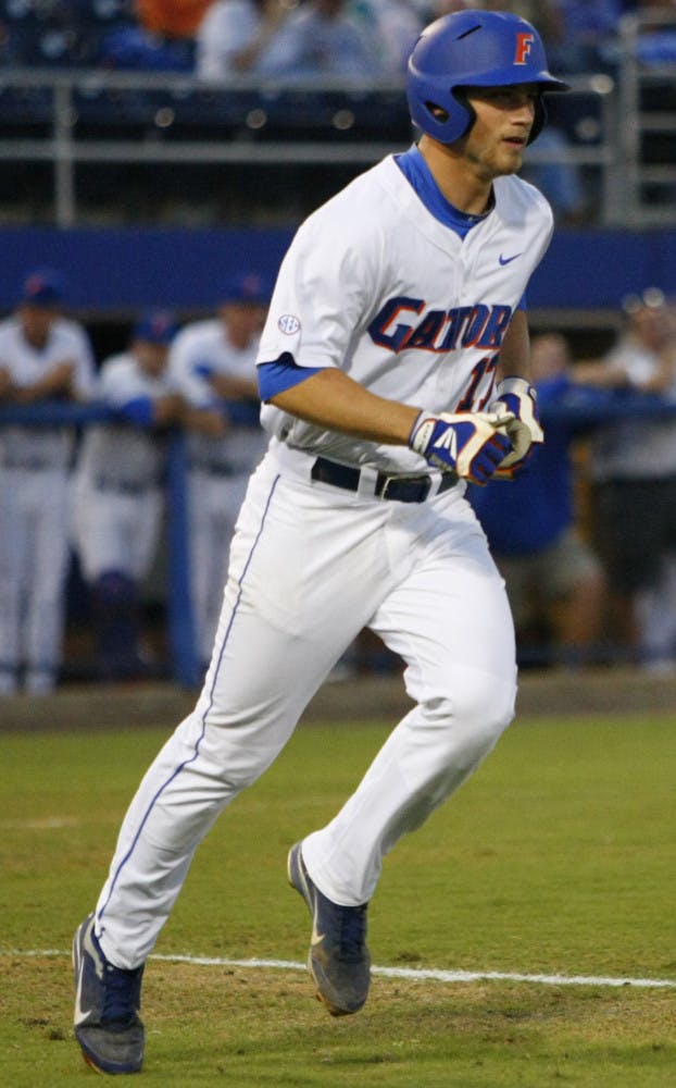 Freshman Taylor Gushue is hitting .308 with four homers and 12 RBI this season despite a switch from catcher to first base.