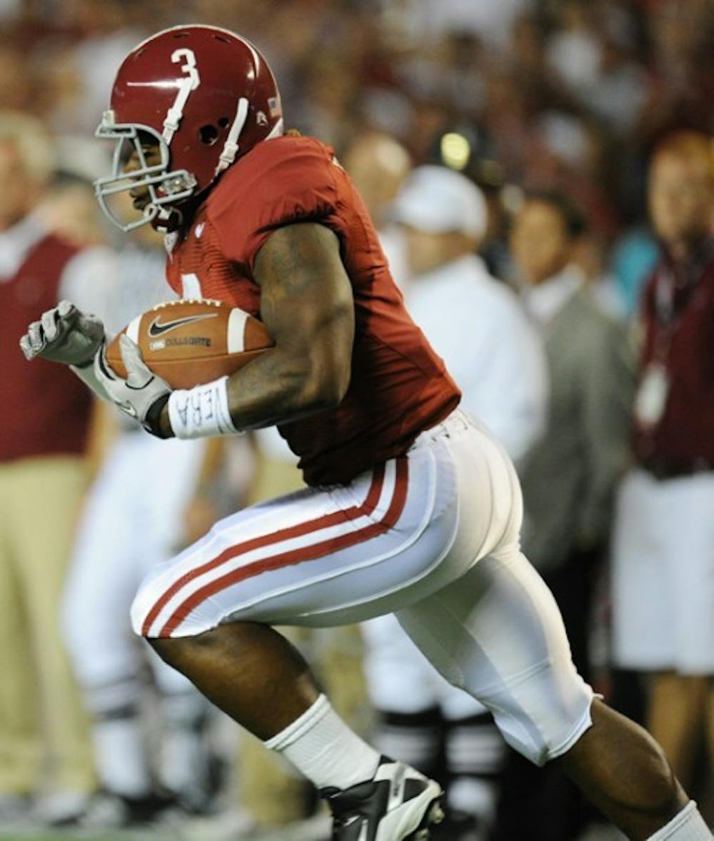 <p>Alabama running back Trent Richardson leads a rushing attack that averages more than 230 yards per game and is ranked 19th in the nation.</p>