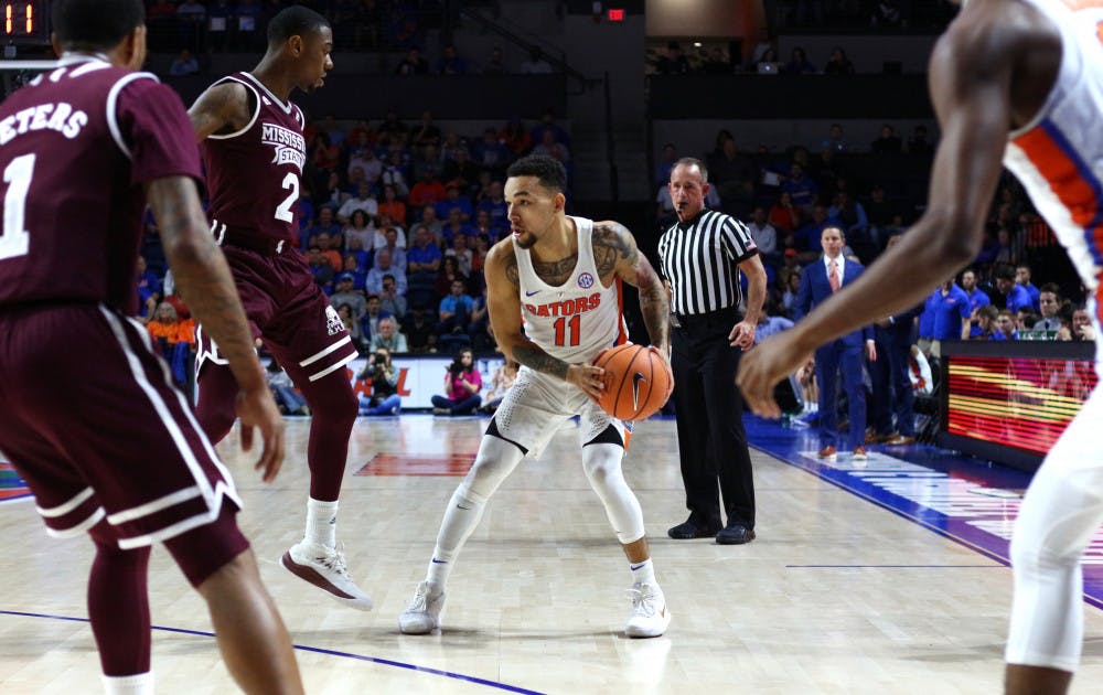 Guard Chris Chiozza was named First Team All-SEC and SEC All-Defensive Team on Tuesday. 