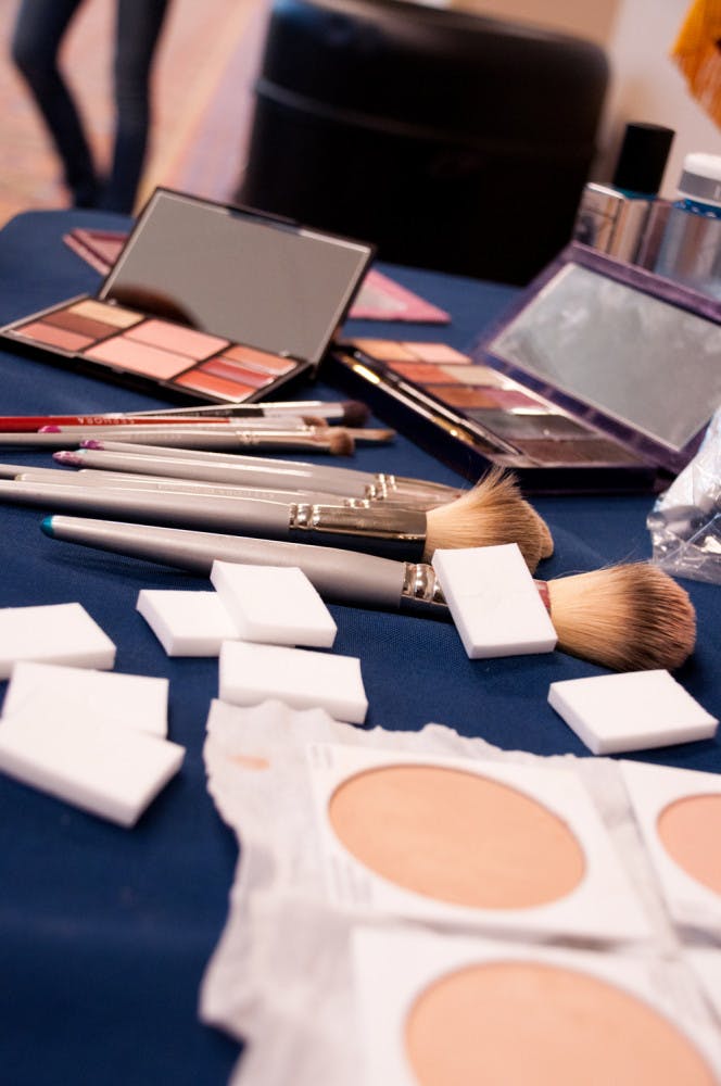 Make-up services provided by Sephora. (Andrew Avila, Alligator)