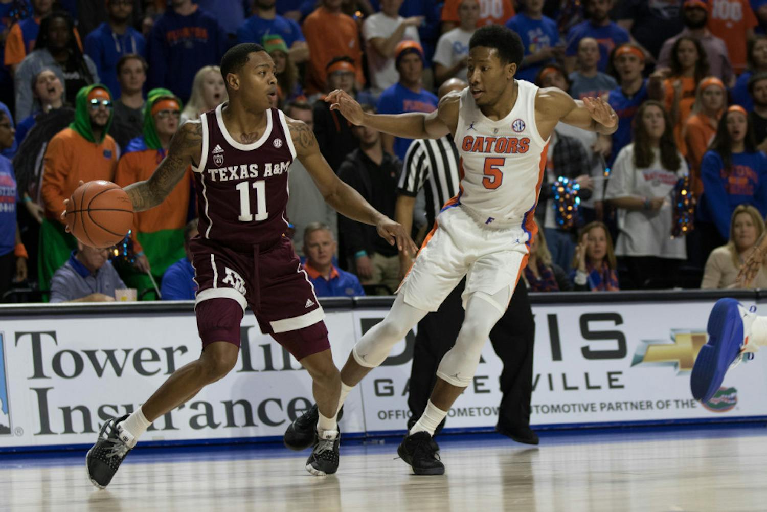 Florida guard KeVaughn Allen leads the Gators in scoring this season with 12.7 points per game. He is averaging 17.8 points per game in conference play. 