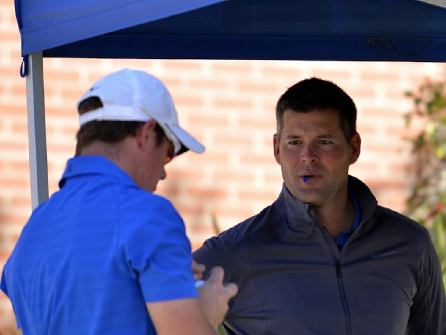 J.C. Deacon looks on during the 2016 SunTrust Invitational at the Mark Bostick Golf Course.