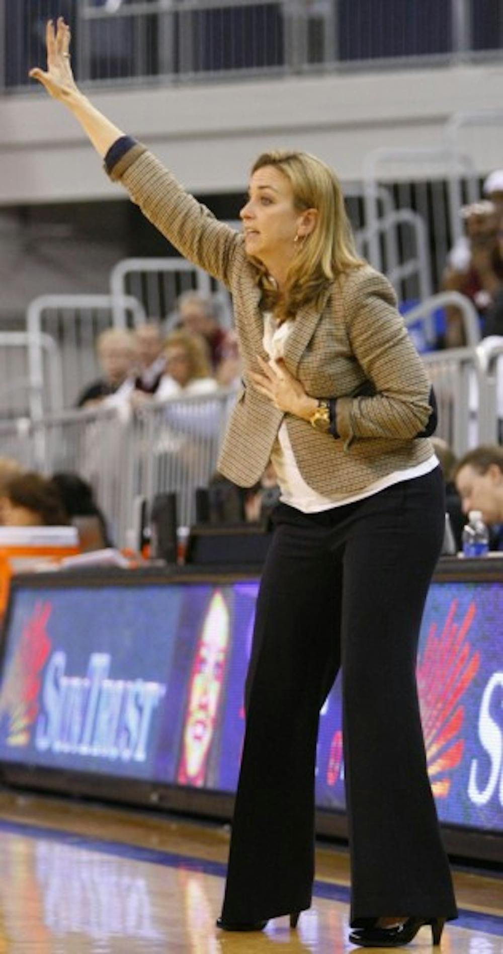 <p>As a player, Amanda Butler led UF to its first NCAA tourney berth in Bowling Green, Ohio, in 1993.</p>