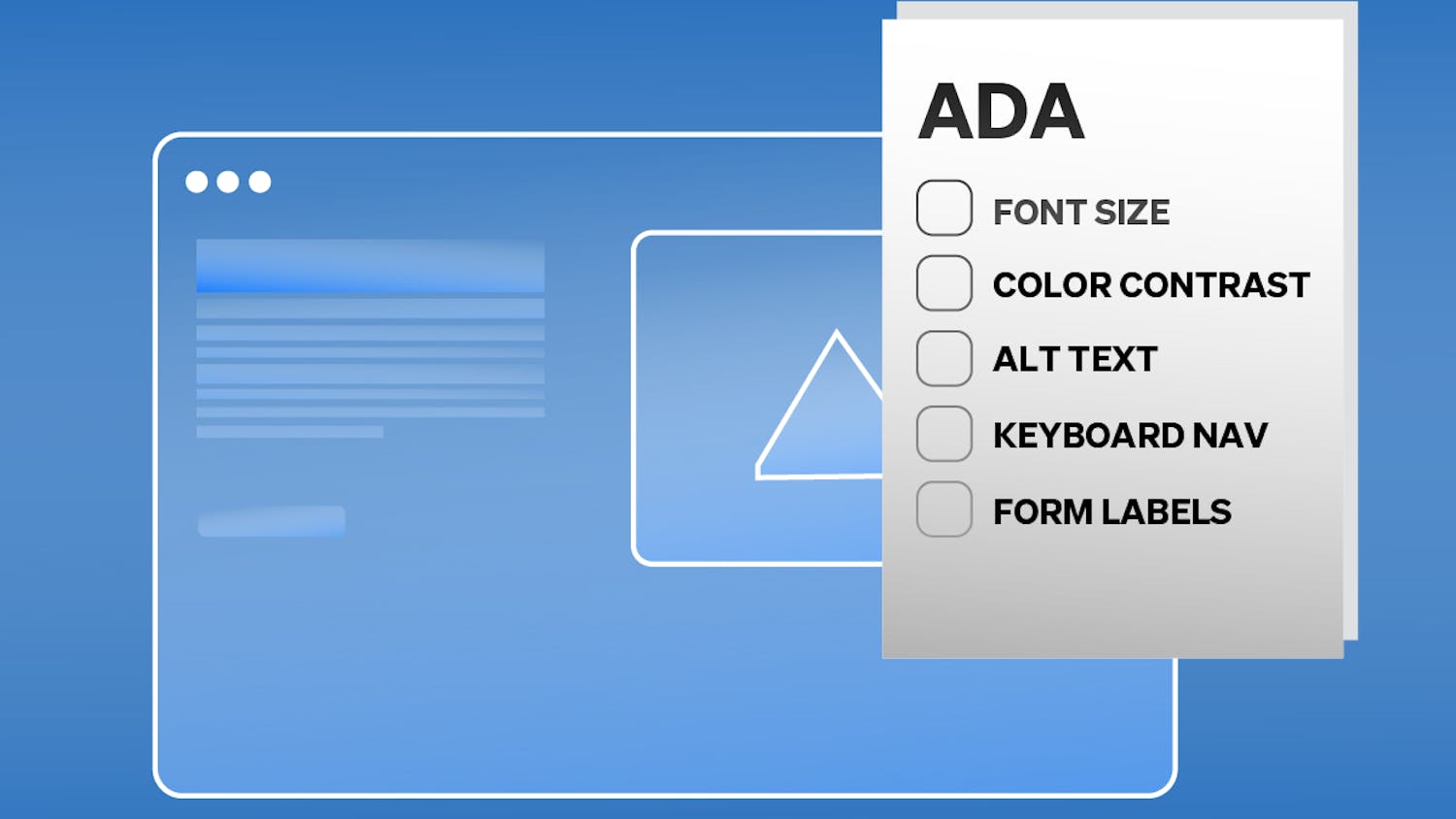 Gainesville blind man sues local businesses for not complying with ADA website guidelines.
