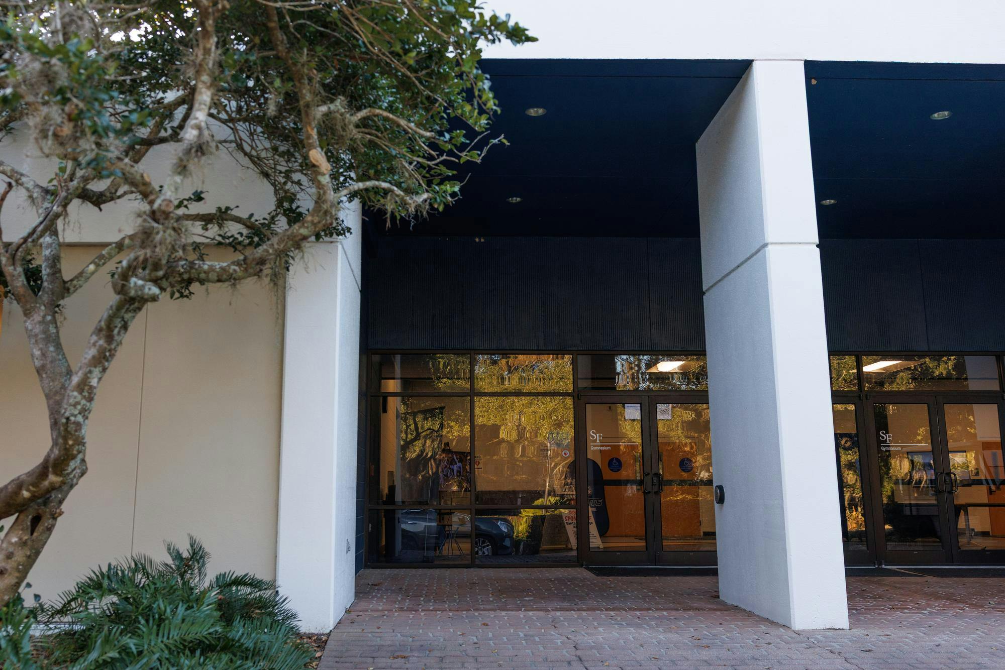 The Santa Fe Fitness Center entrance is seen on Thursday, Feb 5, 2026.