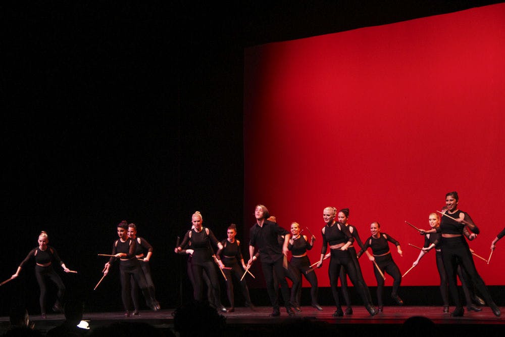 Stomp the Swamp performs at the Phillips Center for the Performing Arts on Sunday night. The group was one of 13 that participated in the 15th anniversary of UF SoulFest.