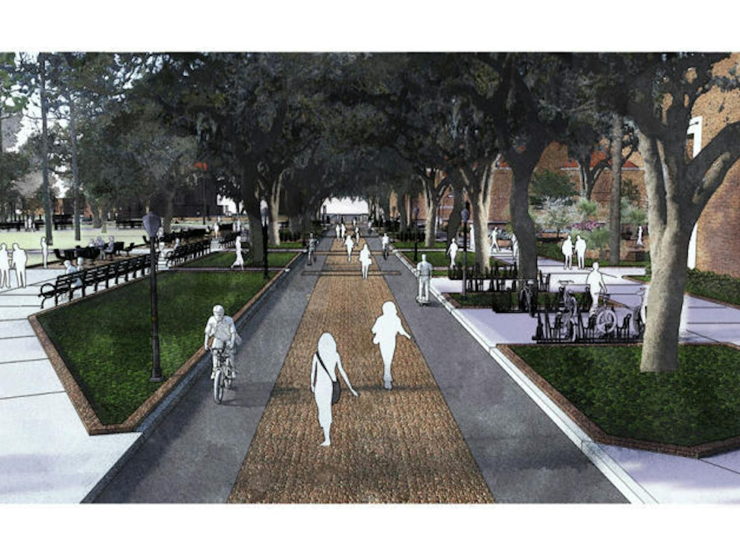 Renderings show plans for the renovation of the Plaza of the Americas