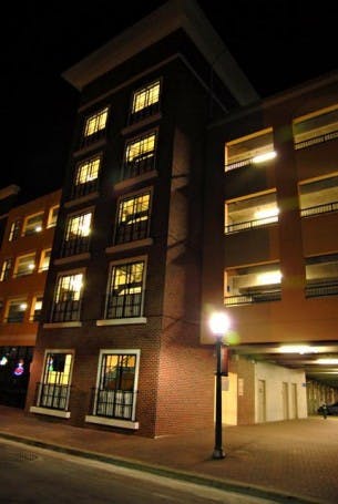 (Nicole Safker / Alligator Staff) The Gainesville City Commission voted to impose a $75 fee on drivers who leave the Southwest Downtown Parking Garage, pictured, without paying.