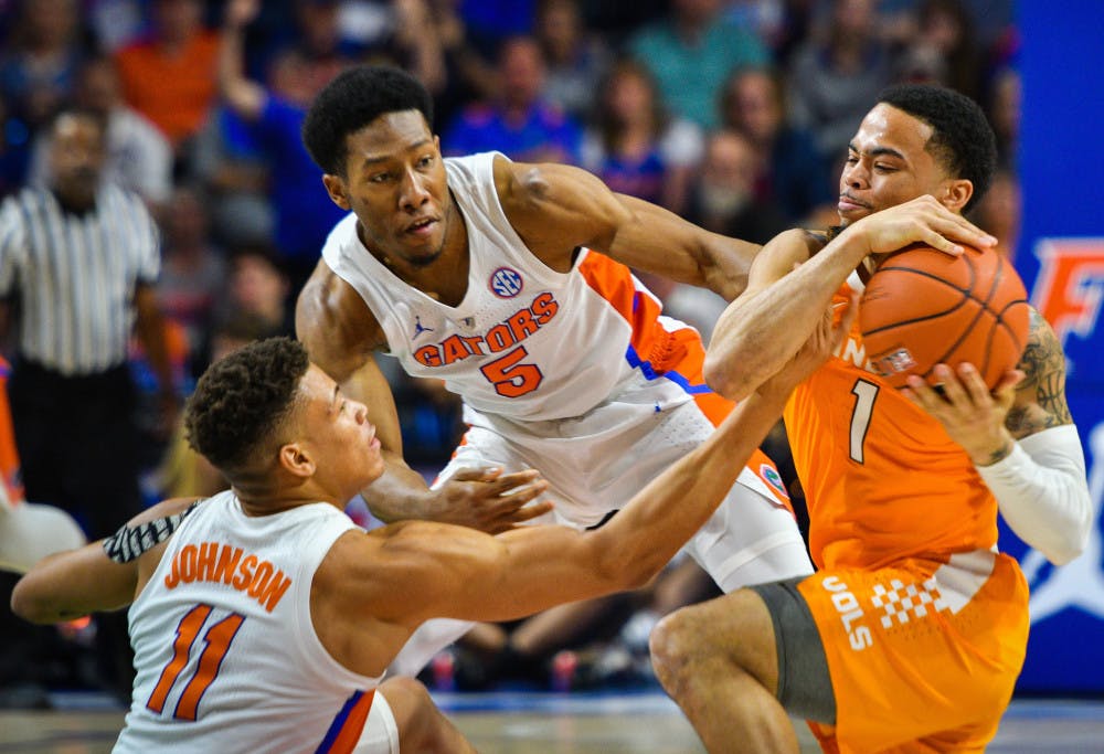 Florida allowed 12 second-chance points in Saturday's 78-67 loss to No. 3 Tennessee.