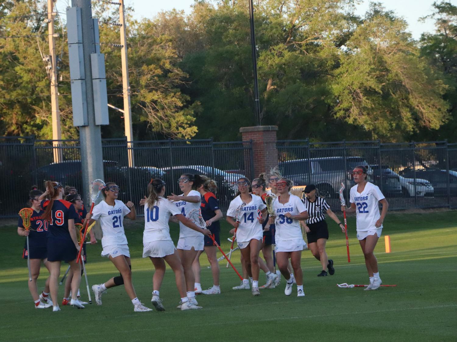 Florida secured the regular season AAC Championship Saturday in a 16-4 win over the East Carolina Pirates.