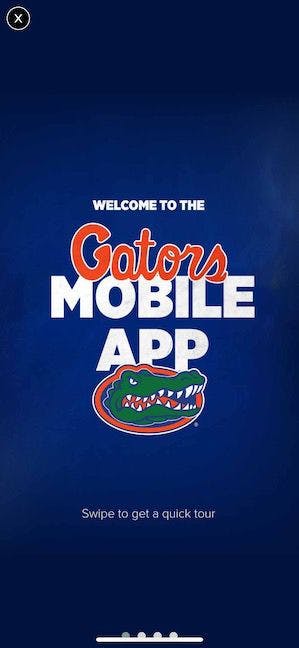 The Florida Gators launched a new app for this year’s student ticketholders. Fans can also use it for other in-game experiences called “Swamp Moments.”