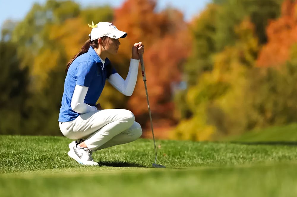 <p>Freshman and UF golf player Addison Klonowski plays at the Barbara Nicklaus Cup Day 1 on Oct. 7, 2024.</p>