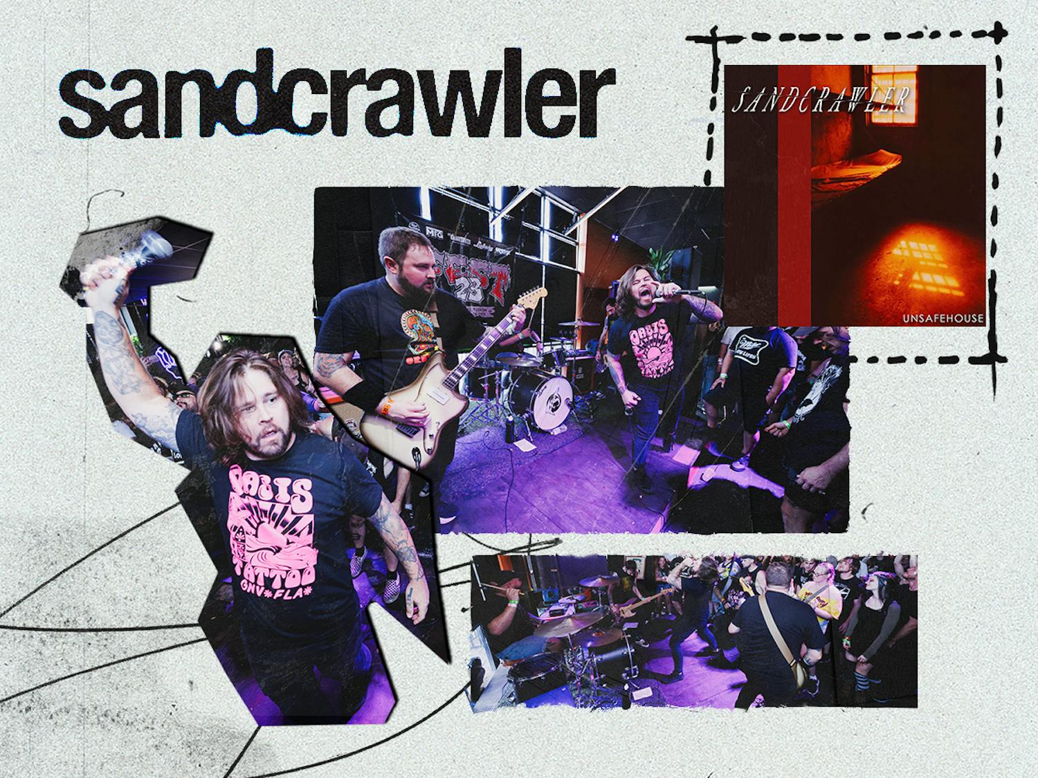 Gainesville based band, Sandcrawler releases new EP "Unsafehouse".