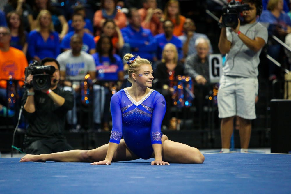Freshman&nbsp;Alyssa Baumann posted the high score in beam for the second time in her career with a 9.90.&nbsp;