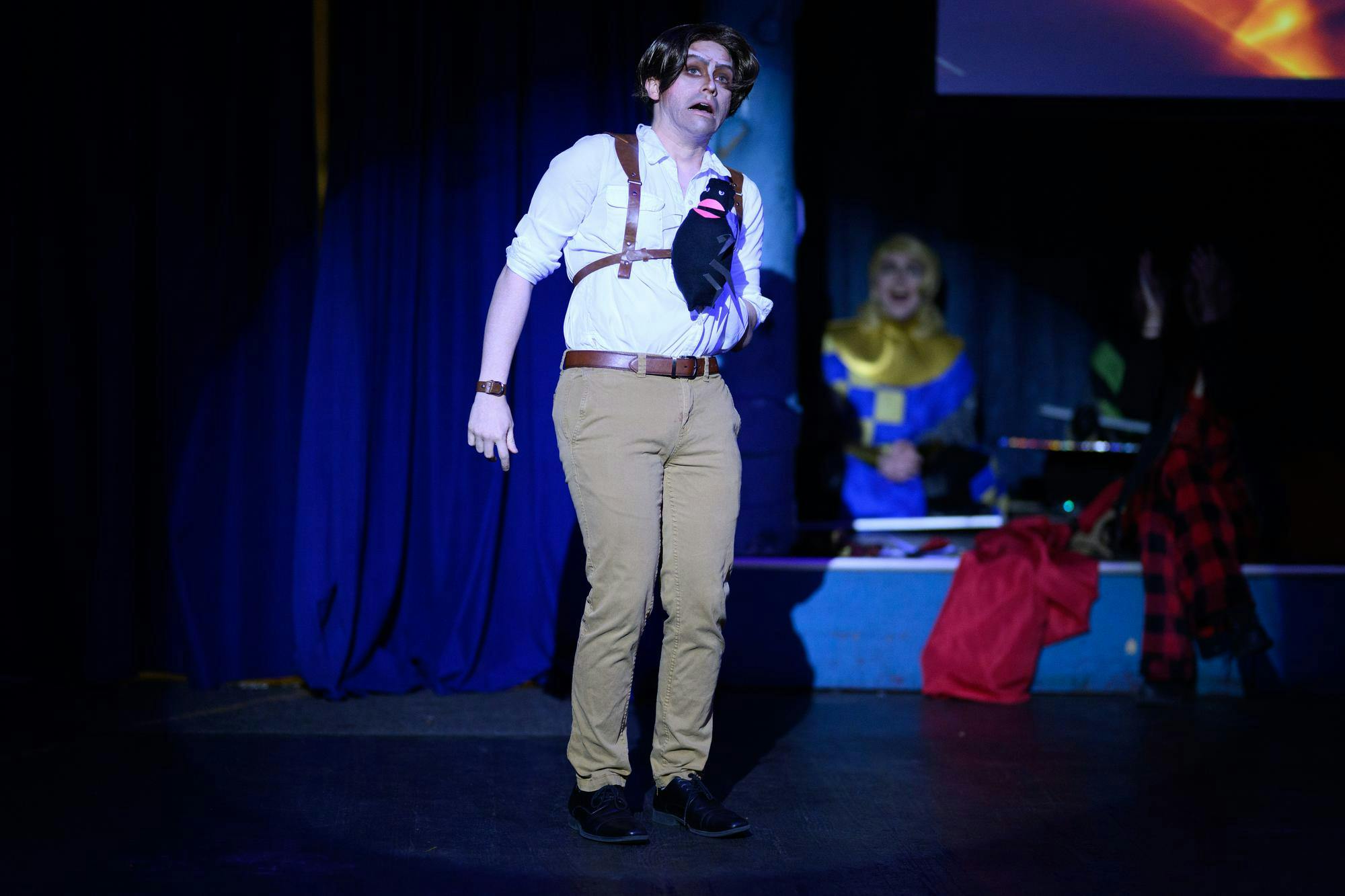 Inertia performs her set at University Club during “Mascuerade” night, Tuesday, Feb  24, 2026, in Gainesville, Fla.