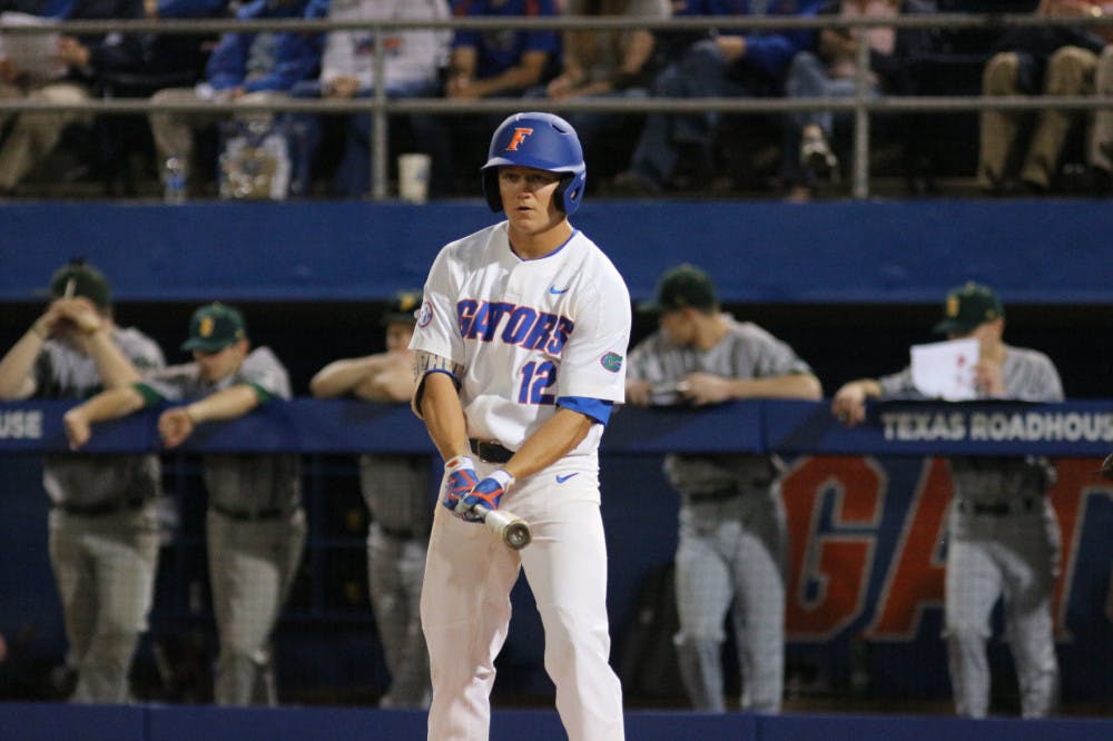 <p dir="ltr"><span>UF second baseman Blake Reese is one of three seniors on the baseball team. “We have to kinda write our own script,” he said. “We can’t ride the coattails of all these guys that have been here before.”</span></p>
<p><span>&nbsp;</span></p>