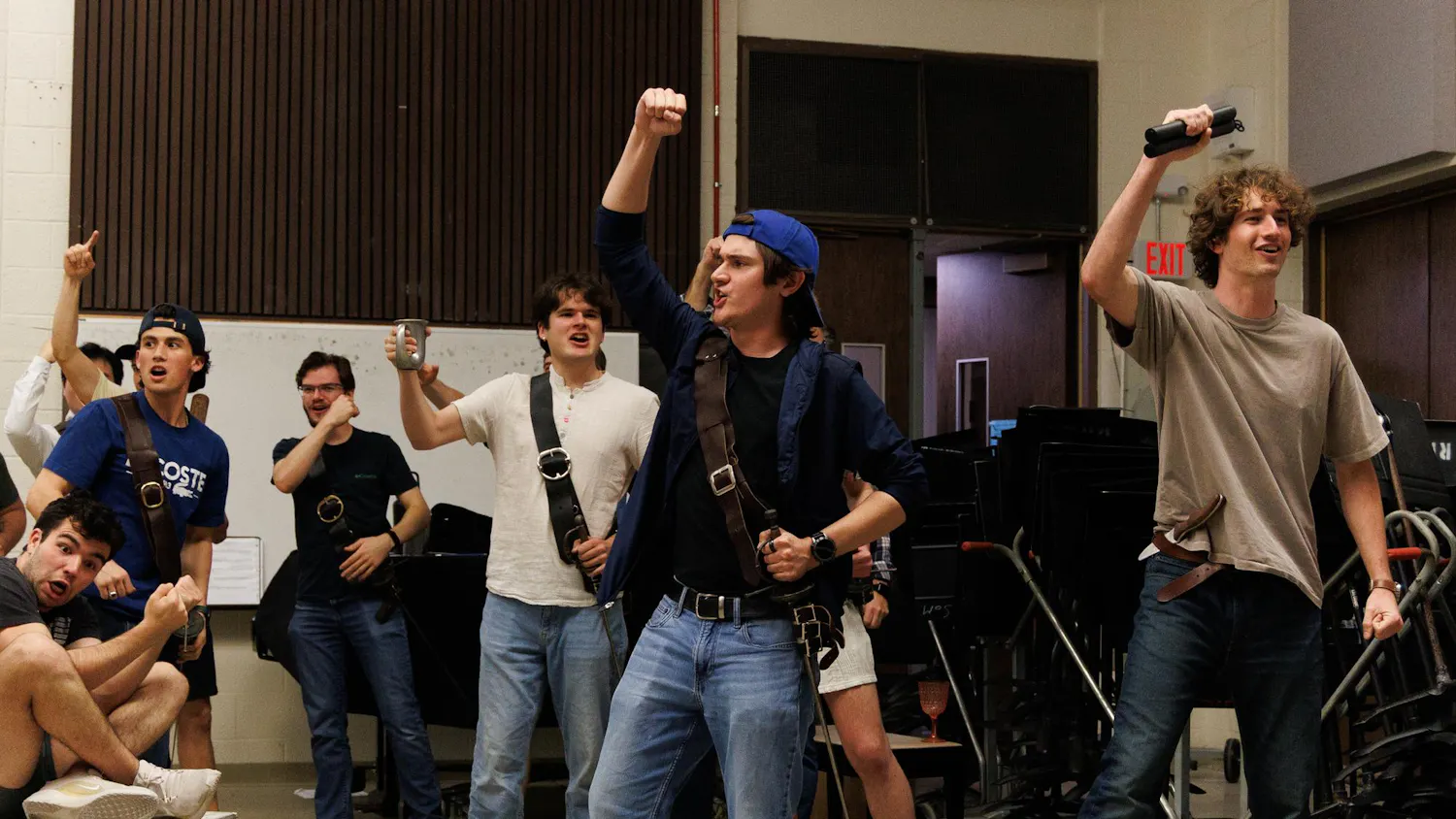 Carter Mays sings during a dress rehearsal for the Pirates of Penzance operetta at the University of Florida School of Music in, Wednesday, March 25, 2026, in Gainesville, Fla..