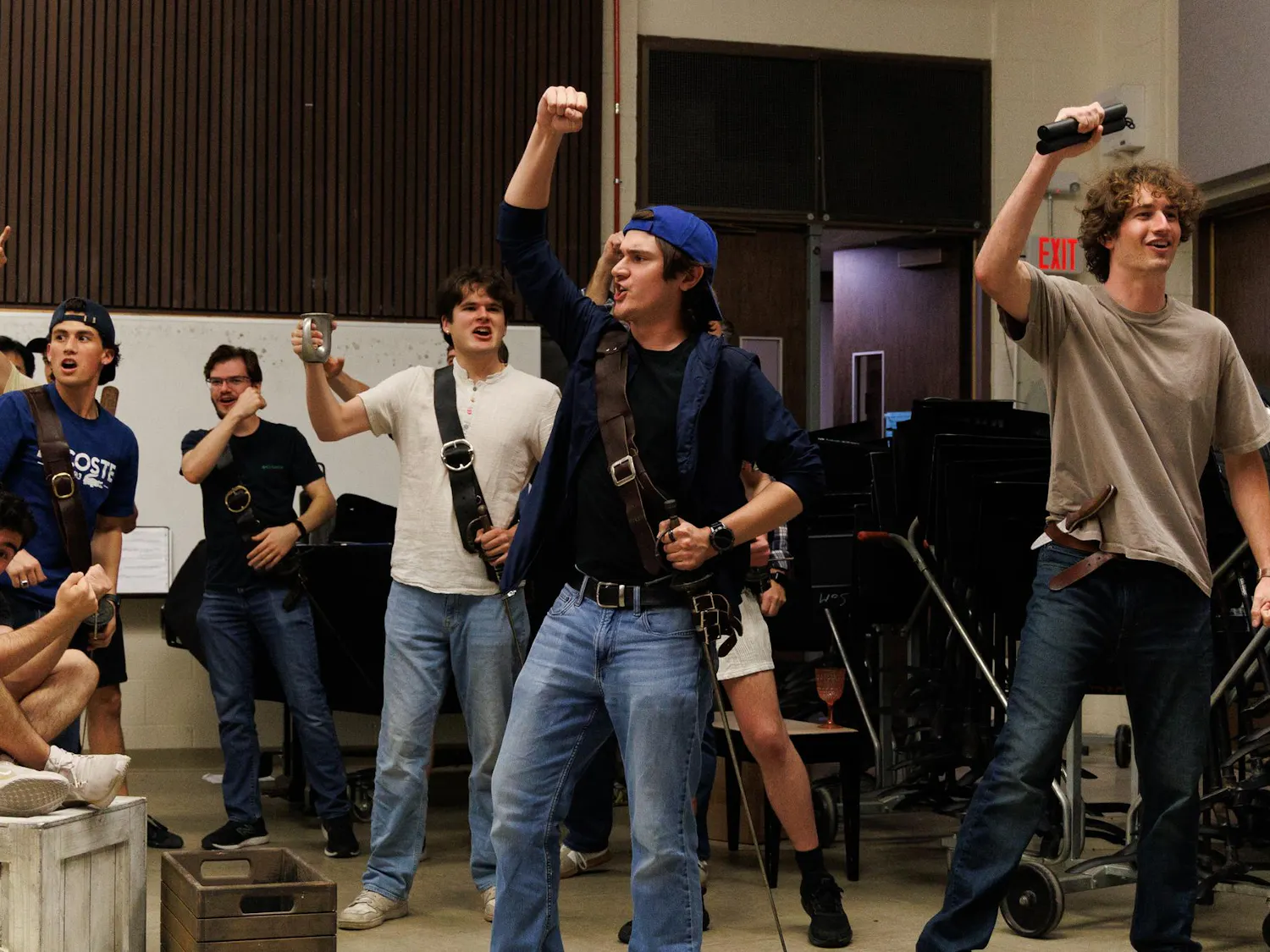 Carter Mays sings during a dress rehearsal for the Pirates of Penzance operetta at the University of Florida School of Music in, Wednesday, March 25, 2026, in Gainesville, Fla..
