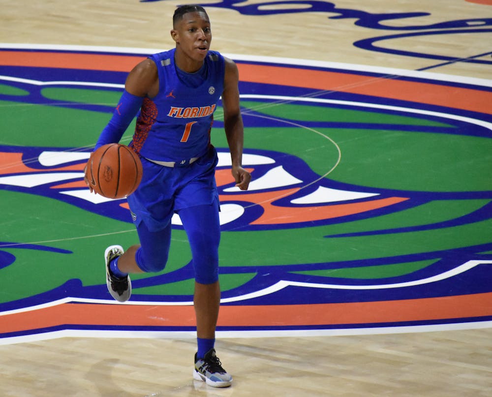Florida women's basketball, including Kiari Smith (pictured), debuts Tuesday against Georgia Southern to begin the 2021-22 season.