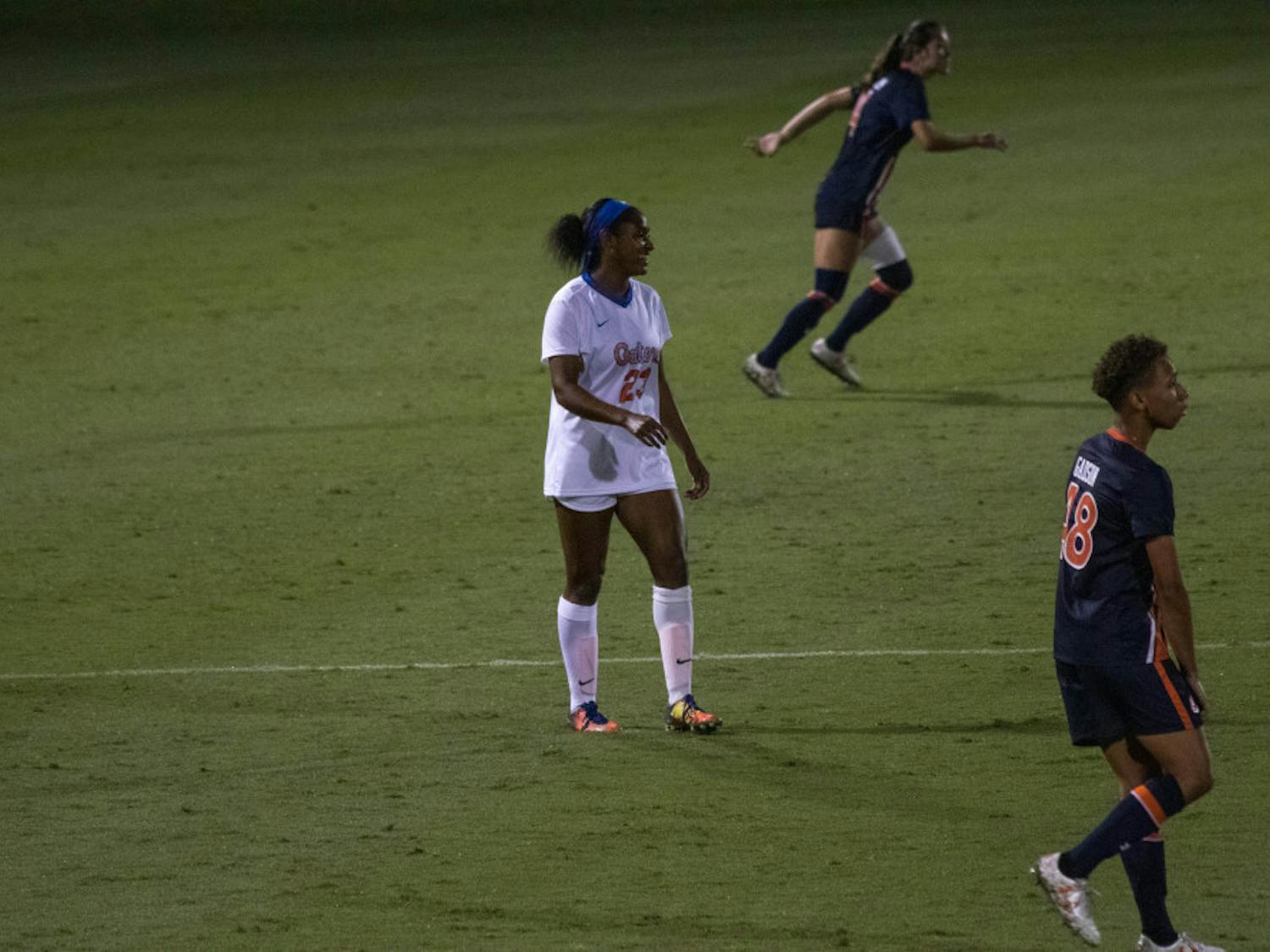 Florida's Kouri Peace, pictured in 2019, played on her birthday Sunday and saw two chances at a goal, but Miami held on for a 1-0 overtime victory at the buzzer.