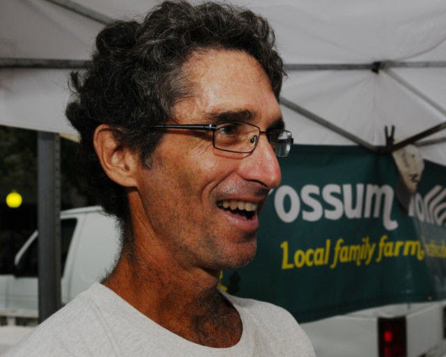 Joe Durando, a two-time UF alumnus, runs the Possum Hollow Farm, located 15 miles north of Gainesville. His produce will be for sale at the Union Street Farmers Market on Wednesdays from 4 to 7 p.m.
