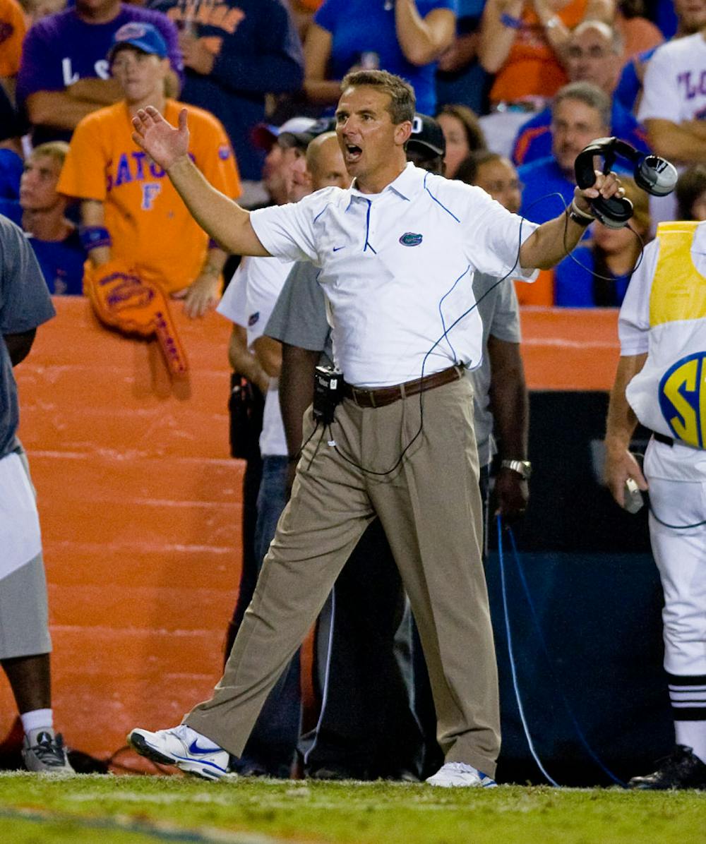 UF coach Urban Meyer is 31-3 when having more than a week to prepare for a game in his career.