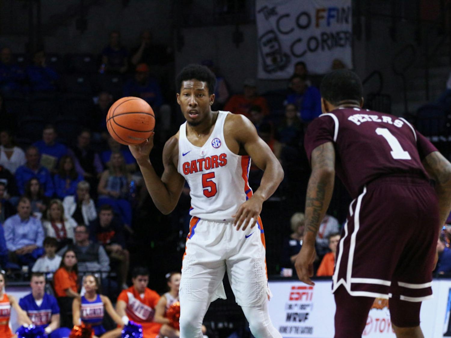 On two separate occasions this season, KeVaughn Allen has put up just two points, a far cry from UF's 2016-17 leading scorer.