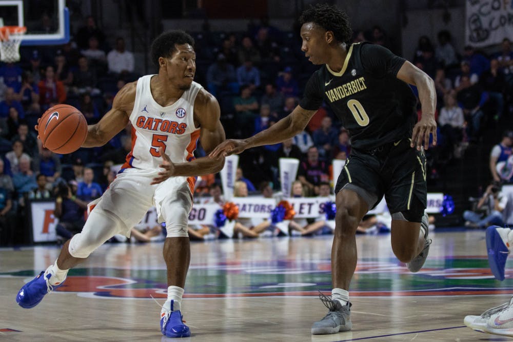 Florida guard KeVaughn Allen scored just six points against Vanderbilt on Wednesday.