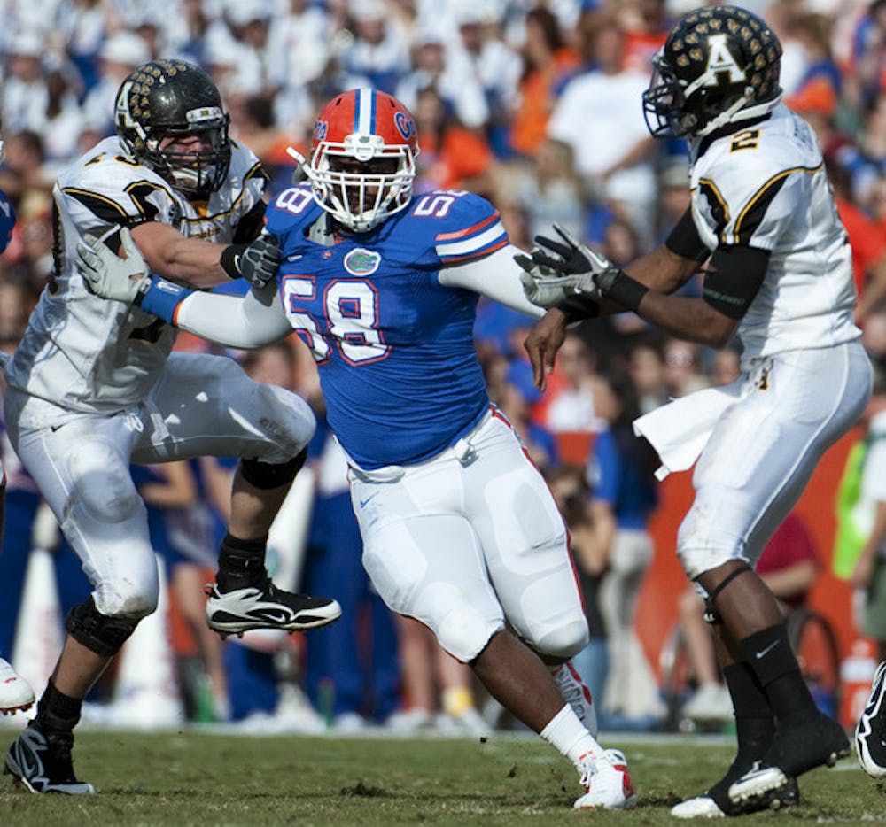 <p>After nearly transferring a season ago, sophomore defensive tackle Dominique Easley said he is well adjusted to life in Gainesville. He said he had trouble with the move from Staten Island, N.Y.</p>