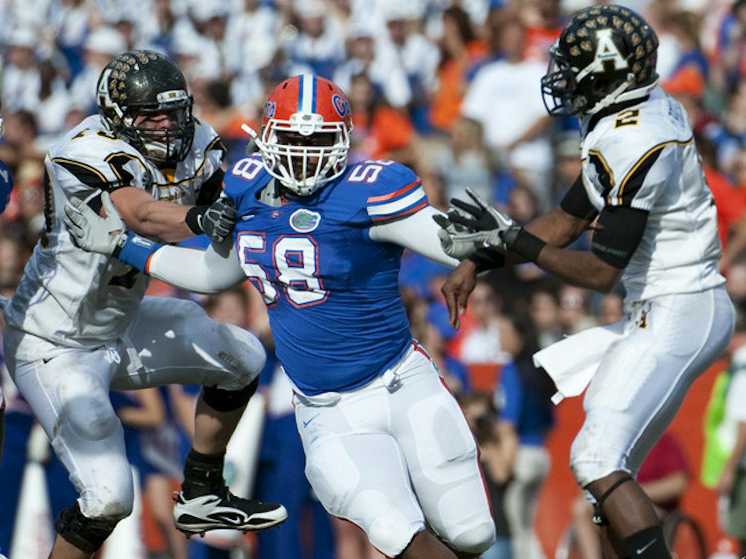 After nearly transferring a season ago, sophomore defensive tackle Dominique Easley said he is well adjusted to life in Gainesville. He said he had trouble with the move from Staten Island, N.Y.