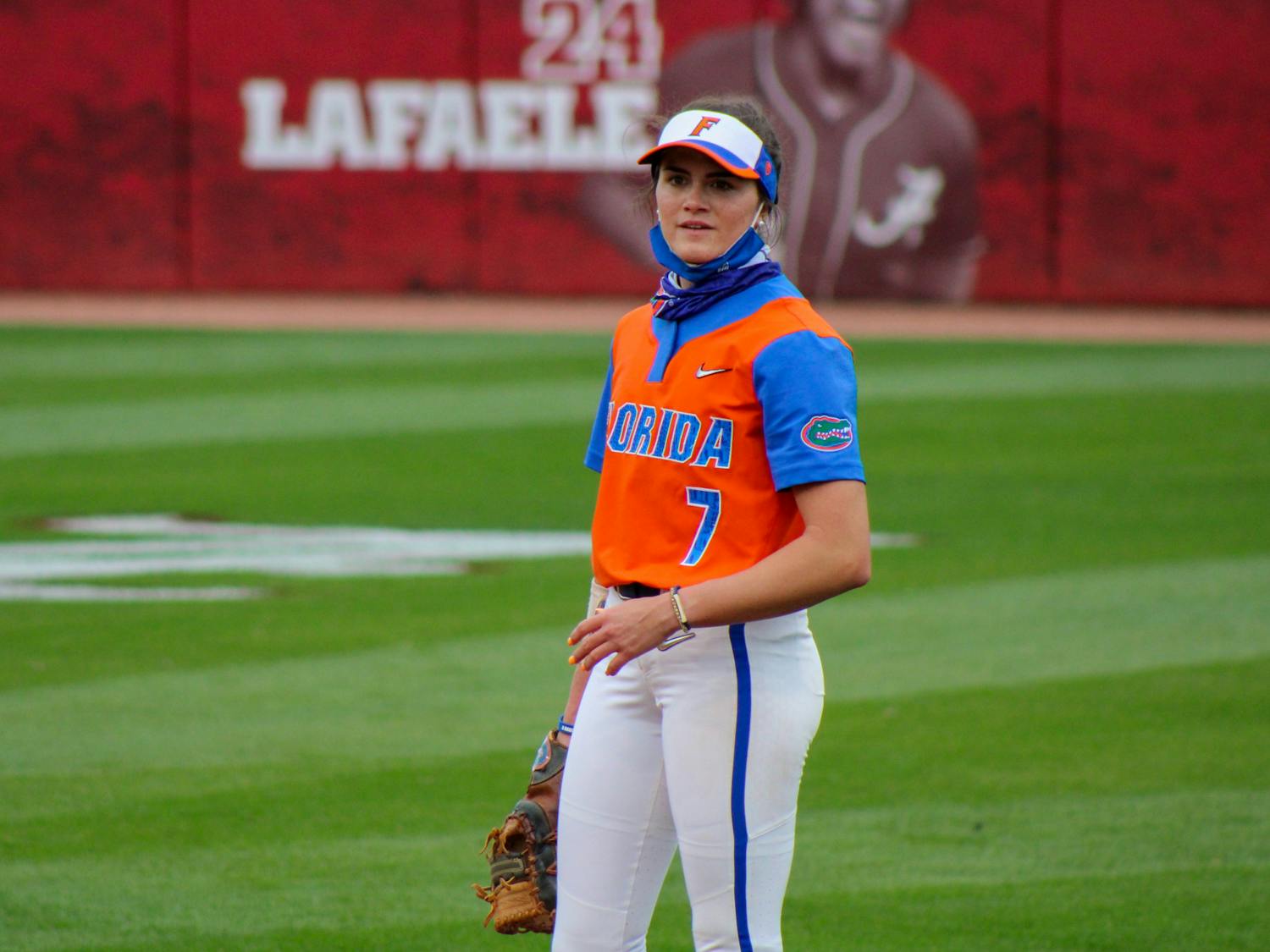 Florida hosts the South Carolina Gamecocks to start its sixth SEC series Friday and honor its seniors Saturday. Photo from UF-Alabama game April 16.
