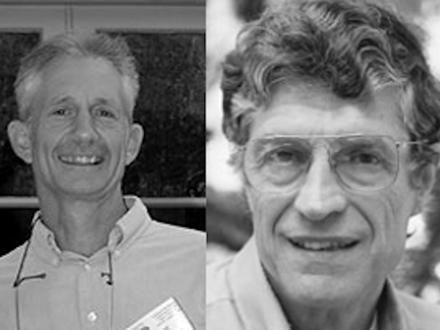 Soltis, left, Hebard, right.