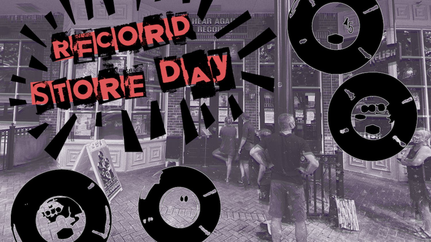 Gainesville's Hear Again Records participated in the first Record Store Day events of the year, Record Store Day Drops. 