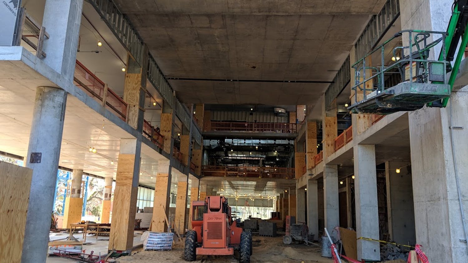 The construction of the Herbert Wertheim Laboratory for Engineering Excellence is projected to cost more than $70 million, which is $20 million more than its projected cost. The building is located between the Reitz Union and Weimer Hall, and it will house study rooms and labs.  