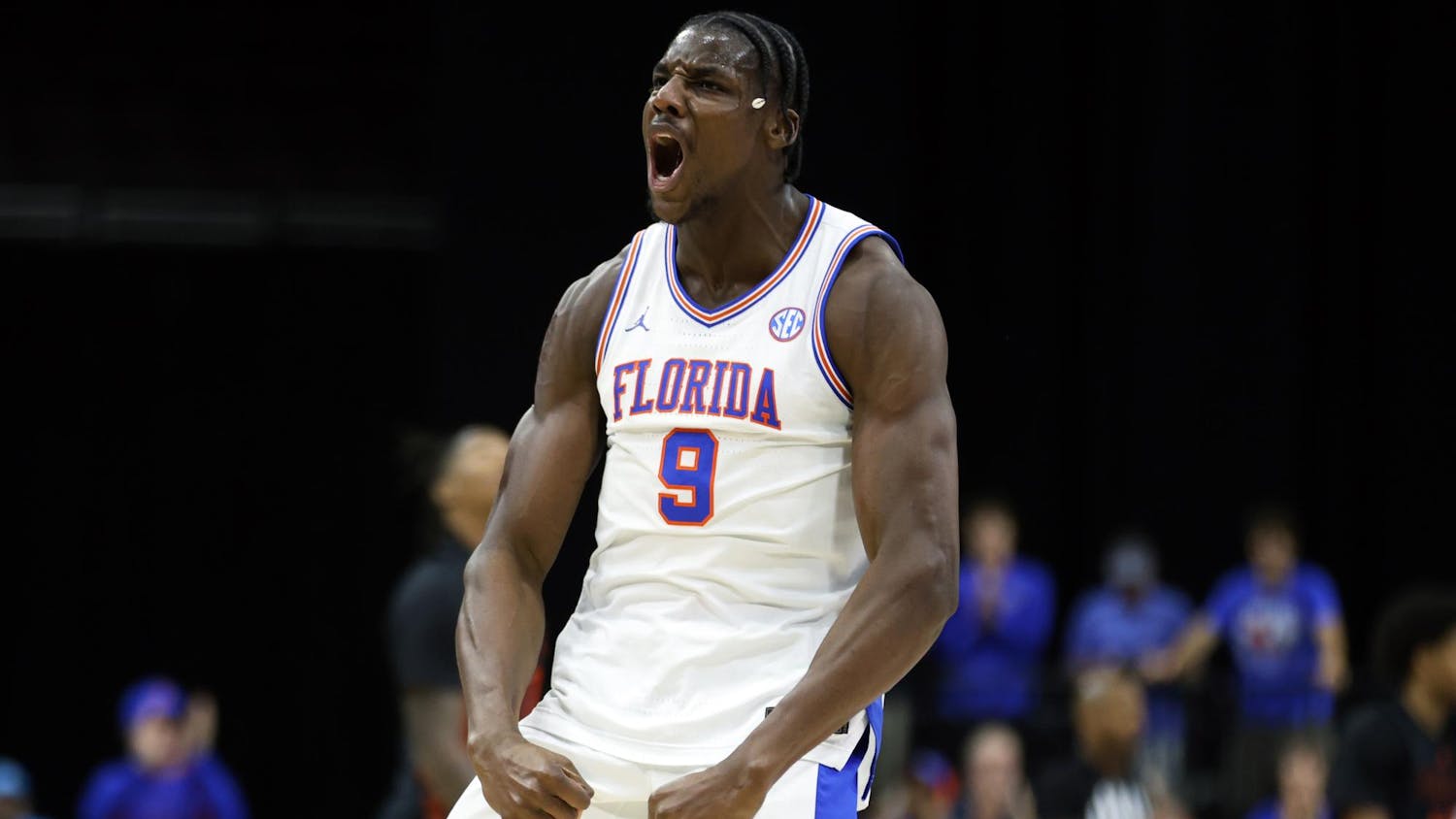 Gators center Rueben Chinyelu has been dominant in Florida's last two games, tallying 26 points and 26 rebounds after a slow start to the 2025 season.