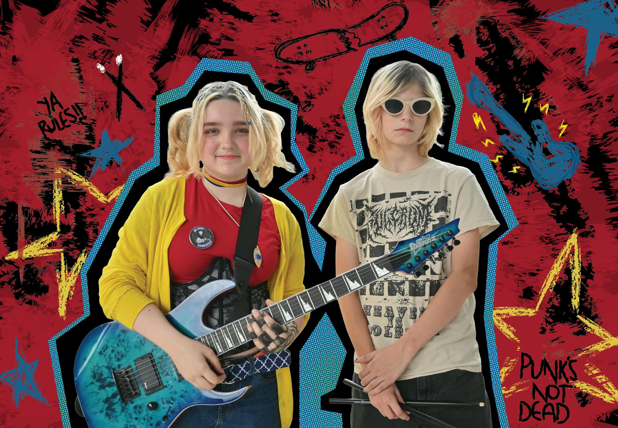 Indie-punk duo Youth Ambulance is comprised of 12-year-olds Vera Podlesnik and Hudson Martin.