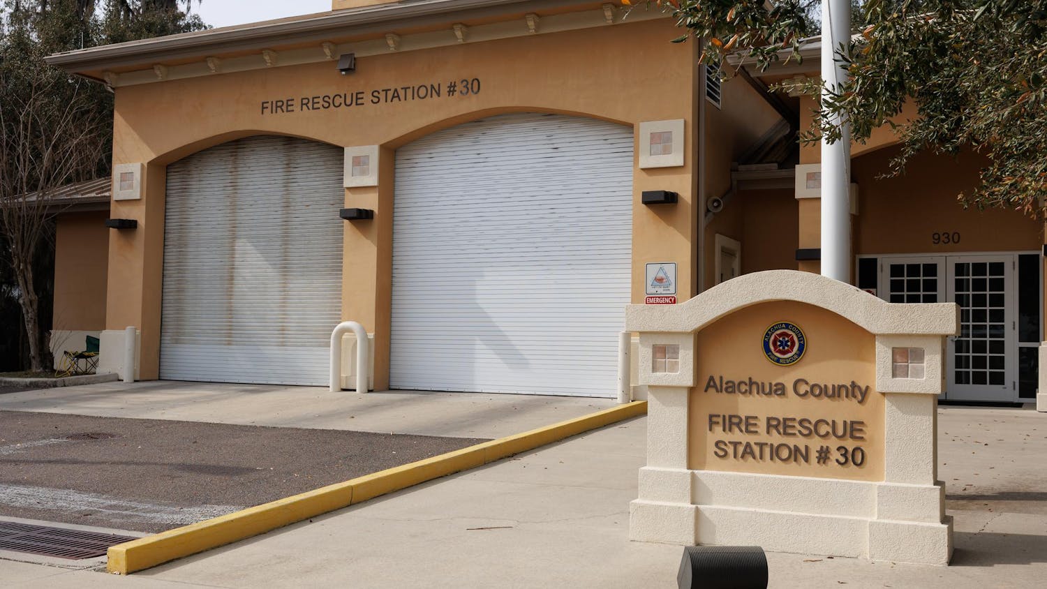 The Fire Rescue Station 30 building in Gainesville, Florida, Friday, Feb. 20, 2026.