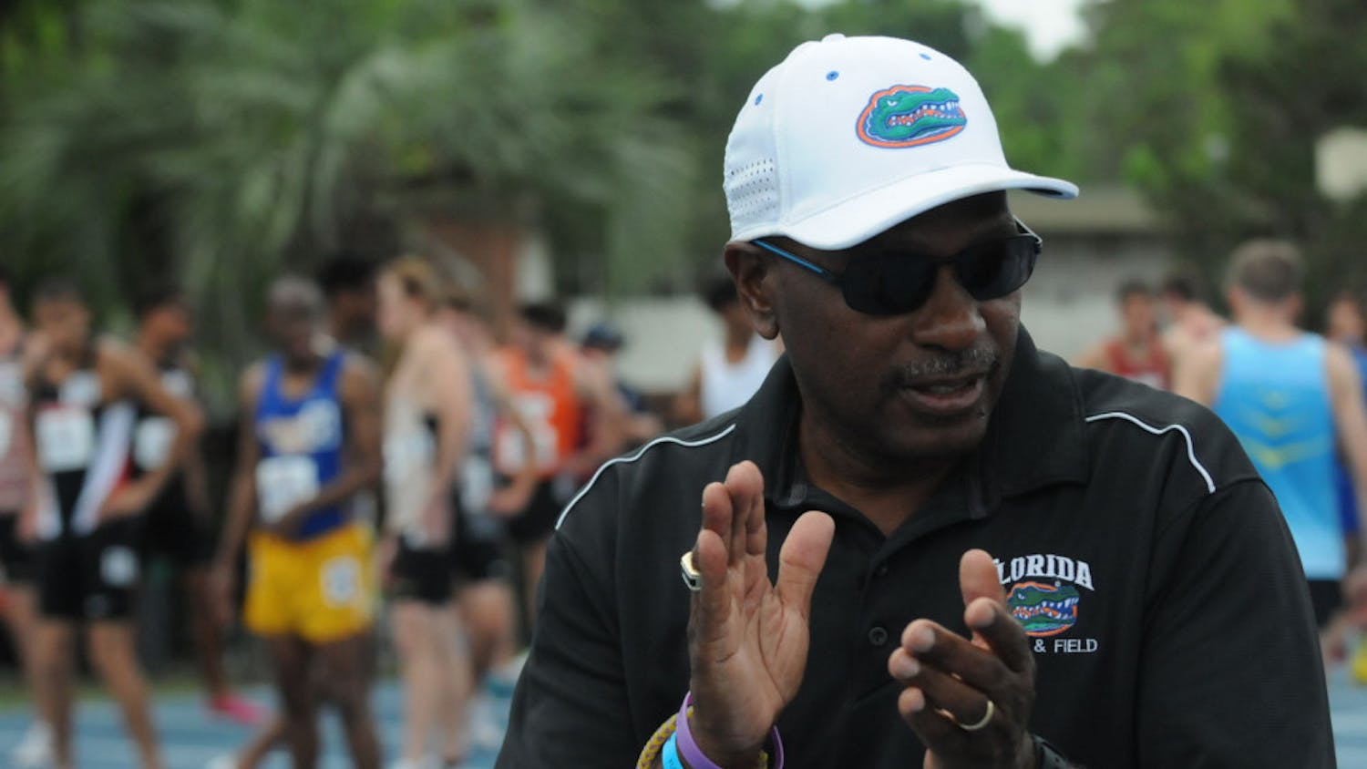 Coach Mike Holloway. UF track is set to compete in the NCAA East Preliminary.