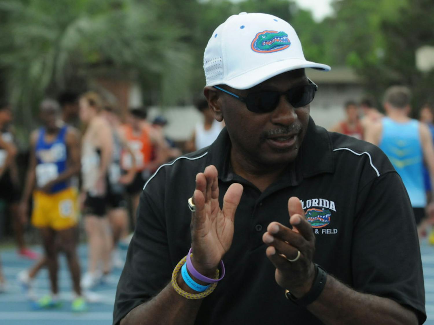 Coach Mike Holloway. UF track is set to compete in the NCAA East Preliminary.