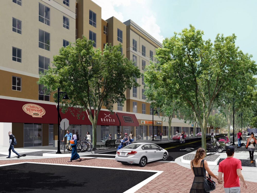 A rendering of the Northwest First Avenue construction, which is projected to finish in Fall 2017.