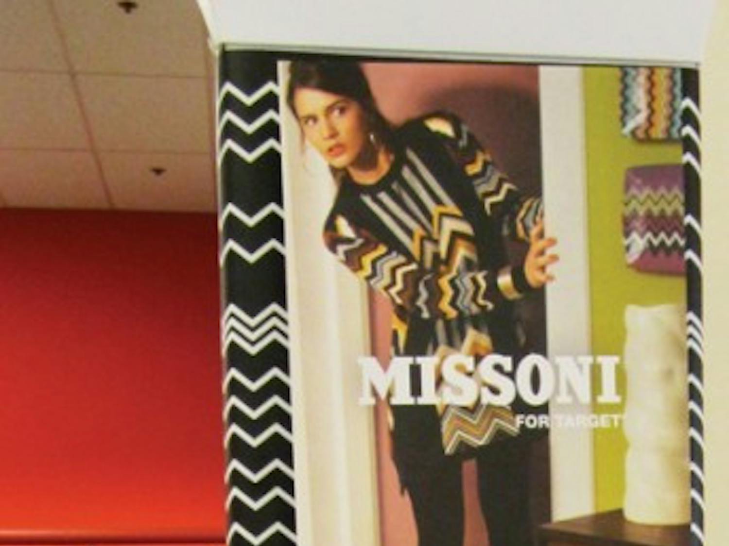 Only a few items from the Missoni for Target remain at the 3970 SW Archer Rd. location.