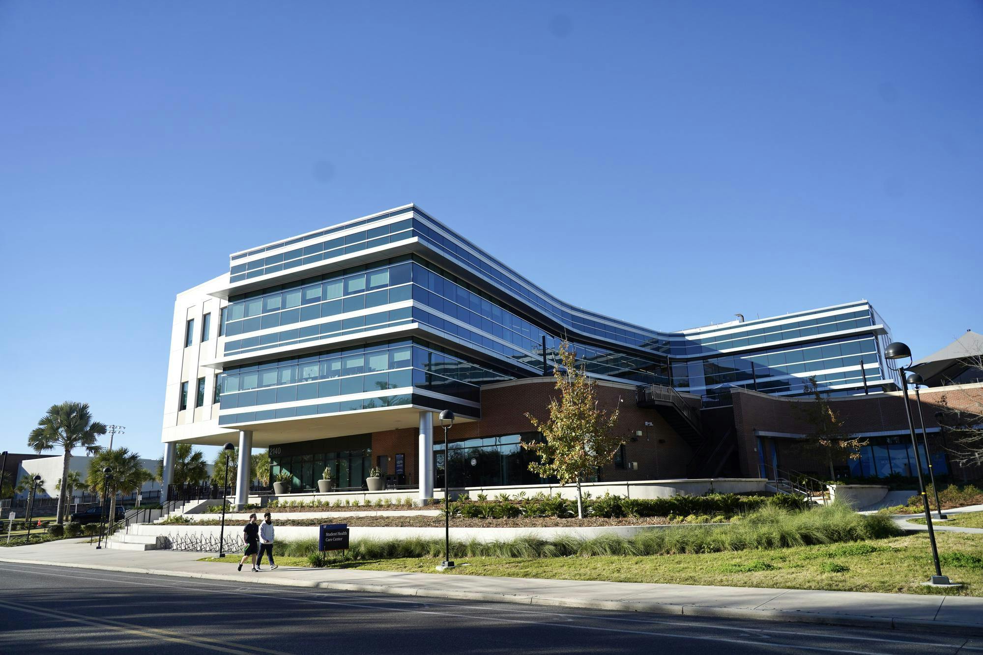 The UF Student Health Care Center stands at 2140 Stadium Rd, Monday, Jan. 19, 2026, in Gainesville, Fla.&nbsp;