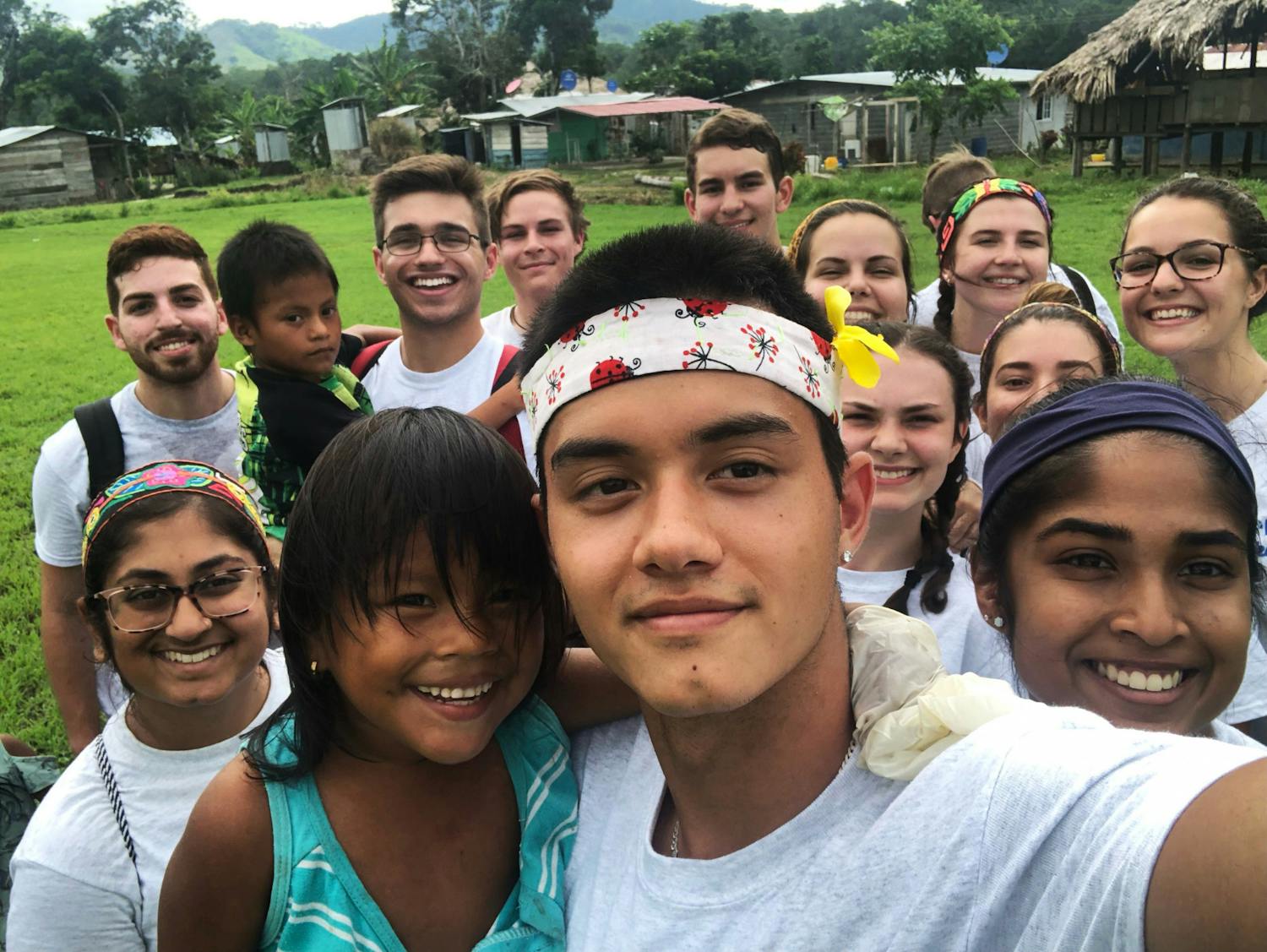 UF and FSU students part of the Global Medical Brigade in Panama in 2019. 
