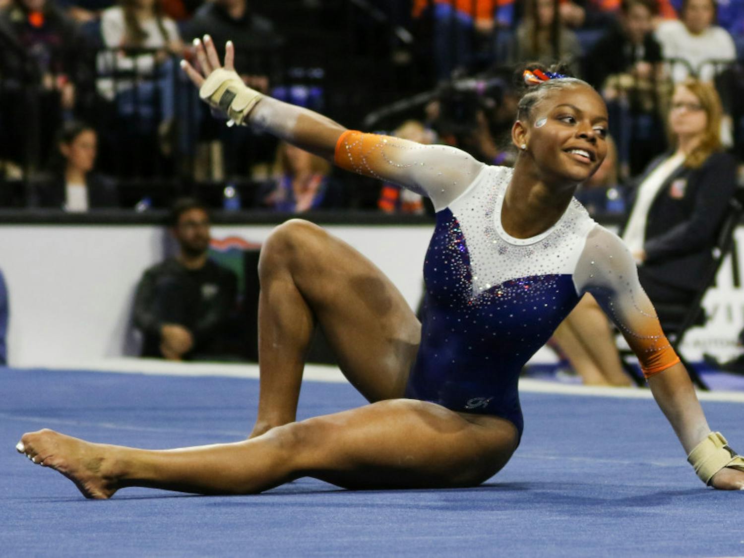 UF gymnast Trinity Thomas earned SEC Gymnast of the Week for her performance against Kentucky. She scored a 9.975 on the bars against the Wildcats. 