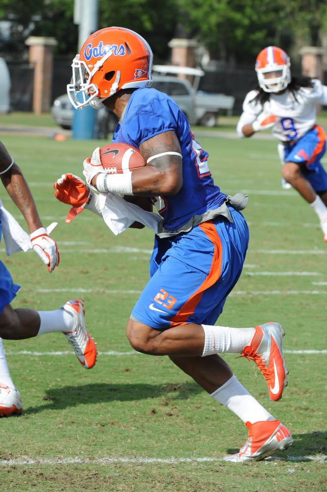 Senior running back Mike Gillislee is in line for more carries this season following the departures of Jeff Demps and Chris Rainey. He averaged just 5.1 carries per game for the Gators a year go.