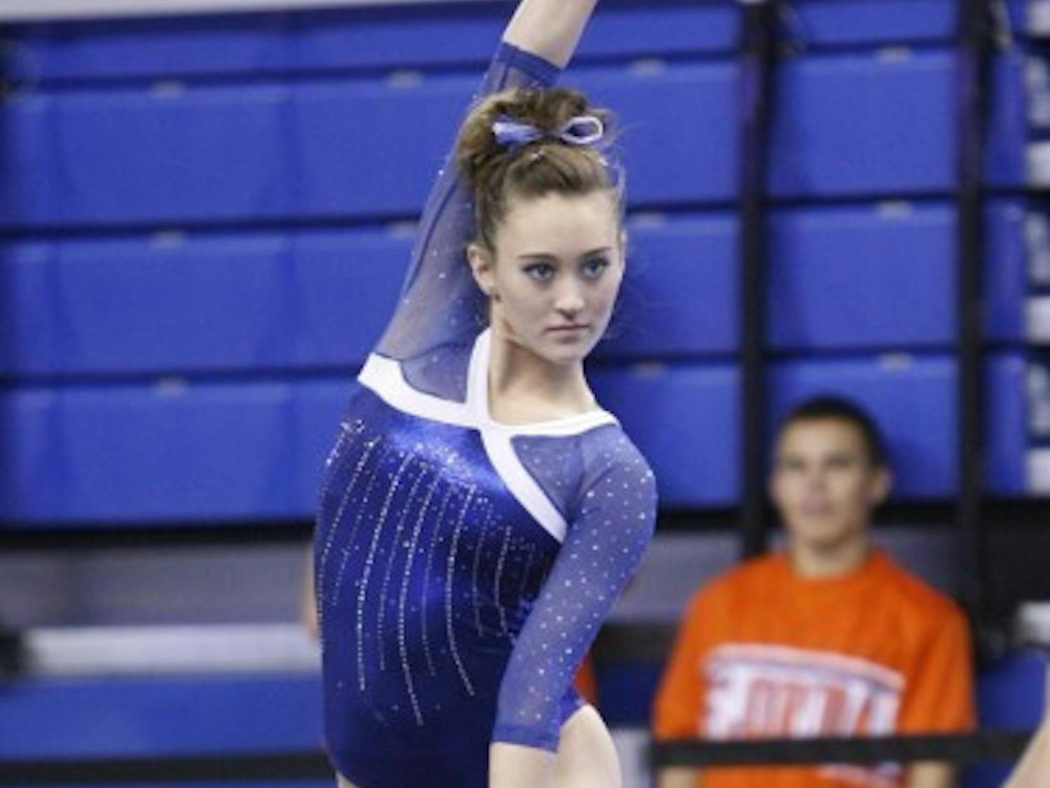 Freshman Kiersten Wang scored a career-high 9.875 on vault in the NCAA Regionals — her first time competing in the event since Jan. 20.